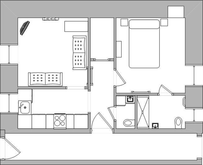 One Bedroom Flat, Very Close To Town Center. オーバン エクステリア 写真